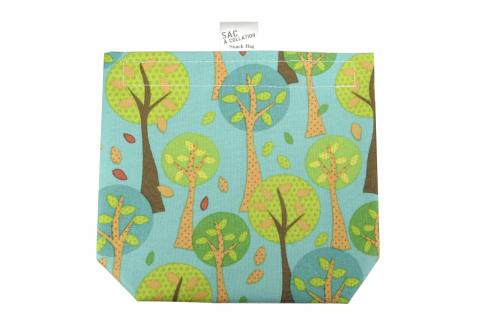 Turquoise Forest Snacks Bag